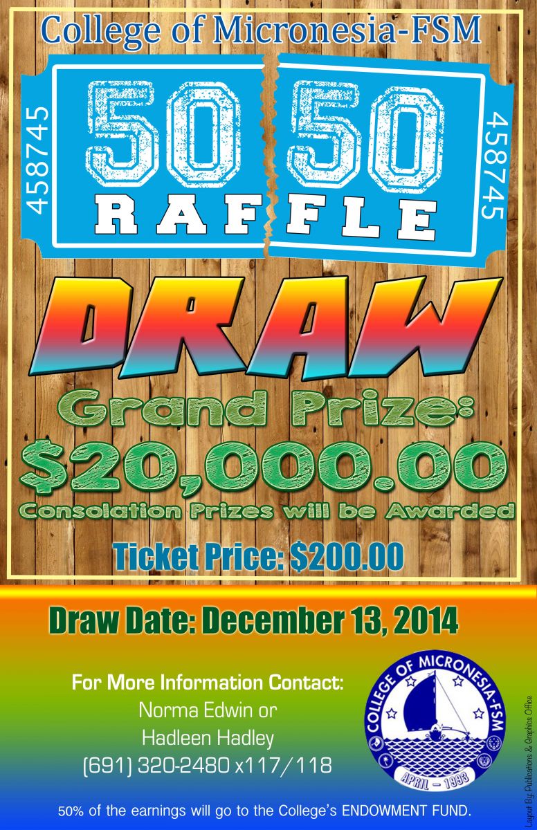 [Updated] 50/50 Raffle Draw Inches Closer to Drawing Date – College of ...