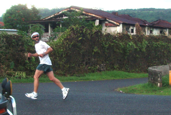 Half-marathon finish Coming in to the finish line of the half marathon
