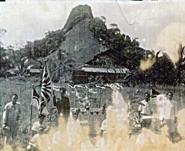 Photo taken in 1935 in Palikir, Pohnpei by the family of
Kazuhide Aruga.